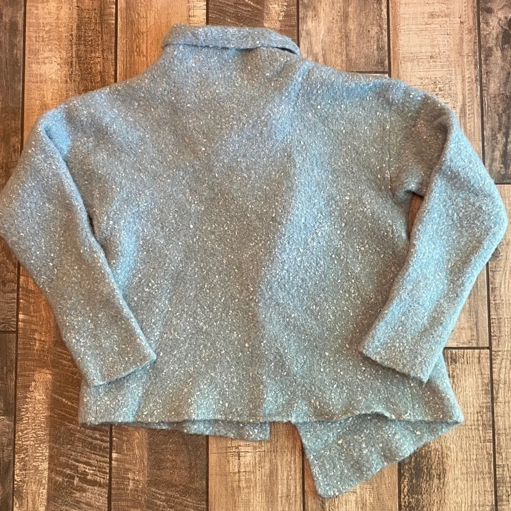 Eileen Fisher Italian yarn light Blue Knit Cardigan/blazer